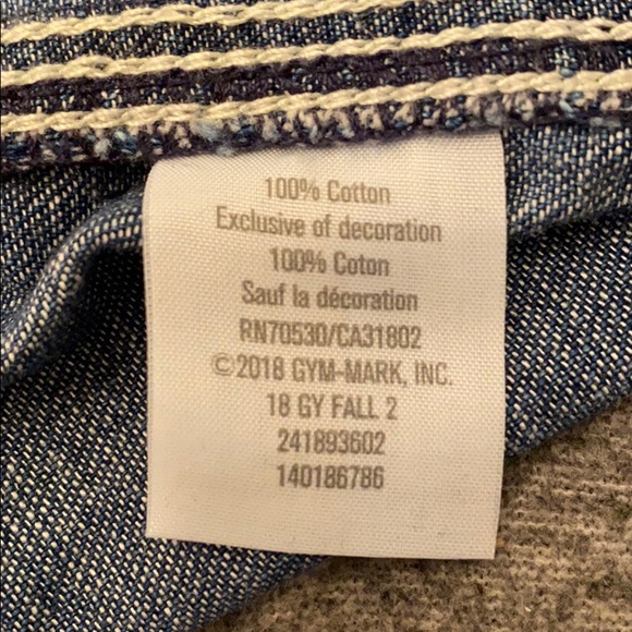 Gymboree soft denim overalls - Picture 10 of 10